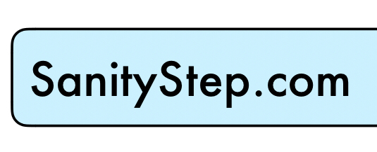 Logo for website SanityStep.com